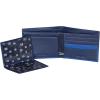 imageNautica Mens Bifold Leather Wallet  RFID Blocking  ID Window  Card Slots  Organization  Durable  StylishCobalt Blue