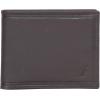 imageNautica Mens Bifold Leather Wallet  RFID Blocking  ID Window  Card Slots  Organization  Durable  StylishEmbossed Leather  Brown