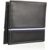 imageNautica Mens Bifold Leather Wallet  RFID Blocking  ID Window  Card Slots  Organization  Durable  StylishLogo Ribbon  Black