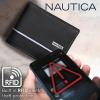 imageNautica Mens Bifold Leather Wallet  RFID Blocking  ID Window  Card Slots  Organization  Durable  StylishLogo Ribbon  Brown