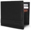 imageNautica Mens Bifold Leather Wallet  RFID Blocking  ID Window  Card Slots  Organization  Durable  StylishPerforated  Black