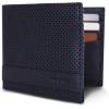 imageNautica Mens Bifold Leather Wallet  RFID Blocking  ID Window  Card Slots  Organization  Durable  StylishPerforated  Navy