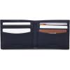 imageNautica Mens Bifold Leather Wallet  RFID Blocking  ID Window  Card Slots  Organization  Durable  StylishPerforated  Navy