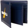 imageNautica Mens Bifold Leather Wallet  RFID Blocking  ID Window  Card Slots  Organization  Durable  StylishRubberLeather  Navy