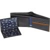 imageNautica Mens Bifold Leather Wallet  RFID Blocking  ID Window  Card Slots  Organization  Durable  StylishTwo Tone  BlackCognac