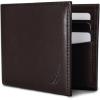 imageNautica Mens Bifold Leather Wallet  RFID Blocking  ID Window  Card Slots  Organization  Durable  Stylishmbroidered Sail  Brown