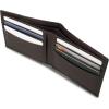imageNautica Mens Bifold Leather Wallet  RFID Blocking  ID Window  Card Slots  Organization  Durable  Stylishmbroidered Sail  Brown
