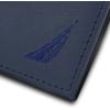 imageNautica Mens Bifold Leather Wallet  RFID Blocking  ID Window  Card Slots  Organization  Durable  Stylishmbroidered Sail  Navy