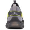 imageNautica Mens Casual Fashion Sneakers  Lightweight LaceUp Athletic Walking Shoes for Gym ampamp Tennis ComfortableGreyLime