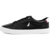 imageNautica Mens Casual Shoe Classic LaceUp Low Top Loafer Fashion Sneaker  in Medium ampamp Wide Width SizesBlackWhite