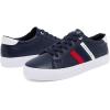 imageNautica Mens Casual Shoe Classic LaceUp Low Top Loafer Fashion Sneaker  in Medium ampamp Wide Width SizesNavy Red White