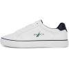 imageNautica Mens Casual Shoe Classic LaceUp Low Top Loafer Fashion Sneaker  in Medium ampamp Wide Width SizesWhite Greenmyton