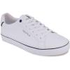 imageNautica Mens Casual Shoe Classic LaceUp Low Top Loafer Fashion Sneaker  in Medium ampamp Wide Width SizesWhite Leonard
