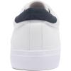 imageNautica Mens Casual Shoe Classic LaceUp Low Top Loafer Fashion Sneaker  in Medium ampamp Wide Width SizesWhite Navy Grey