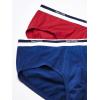 imageNautica Mens Classic Cotton Stretch Multipack BriefsNautica RedEstate BlueSail Black