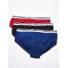 imageNautica Mens Classic Cotton Stretch Multipack BriefsNautica RedEstate BlueSail Black