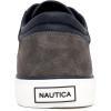 imageNautica Mens Classic LaceUp Boat Shoes Low Top Fashion Sneaker  Stylish and Comfortable Casual ShoeGrey
