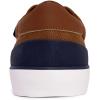 imageNautica Mens Classic LaceUp Boat Shoes Low Top Fashion Sneaker  Stylish and Comfortable Casual ShoeTan Navy