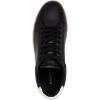 imageNautica Mens Classic LaceUp Low Top Fashion Sneaker Loafer  Stylish and Comfortable Casual ShoeBlackdonley
