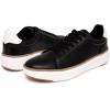 imageNautica Mens Classic LaceUp Low Top Fashion Sneaker Loafer  Stylish and Comfortable Casual ShoeBlackdonley