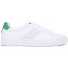 imageNautica Mens Classic LaceUp Low Top Fashion Sneaker Loafer  Stylish and Comfortable Casual ShoeWhite Greencolpa X