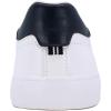 imageNautica Mens Classic LaceUp Low Top Fashion Sneaker Loafer  Stylish and Comfortable Casual ShoeWhite Navycolpa X