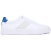 imageNautica Mens Classic LaceUp Low Top Fashion Sneaker Loafer  Stylish and Comfortable Casual ShoeWhite Royalcolpa X