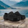 imageNautica Mens Clogs  Athletic Sports Sandal  SlipOn with Adjustable Back Strap  Water ShoesFuzzy Slippers River EdgeBlack River Edge