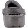 imageNautica Mens Clogs  Athletic Sports Sandal  SlipOn with Adjustable Back Strap  Water ShoesFuzzy Slippers River EdgeGrey River Coast Cozy