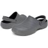imageNautica Mens Clogs  Athletic Sports Sandal  SlipOn with Adjustable Back Strap  Water ShoesFuzzy Slippers River EdgeGrey River Coast Cozy
