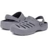 imageNautica Mens Clogs  Athletic Sports Sandal  SlipOn with Adjustable Back Strap  Water ShoesFuzzy Slippers River EdgeGrey River Edge