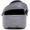 imageNautica Mens Clogs  Athletic Sports Sandal  SlipOn with Adjustable Back Strap  Water ShoesFuzzy Slippers River EdgeGrey River Edge