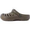 imageNautica Mens Clogs  Athletic Sports Sandal  SlipOn with Adjustable Back Strap  Water ShoesFuzzy Slippers River EdgeKhaki River Edge