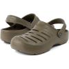 imageNautica Mens Clogs  Athletic Sports Sandal  SlipOn with Adjustable Back Strap  Water ShoesFuzzy Slippers River EdgeKhaki River Edge