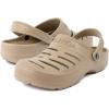 imageNautica Mens Clogs  Athletic Sports Sandal  SlipOn with Adjustable Back Strap  Water ShoesFuzzy Slippers River EdgeTan River Edge