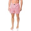 imageNautica Mens Cotton Woven 3 Pack BoxerAero BlueGinghamrose CoralLobster Print