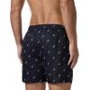 imageNautica Mens Cotton Woven 3 Pack BoxerBlackNautica RedSails Black