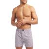 imageNautica Mens Cotton Woven 3 Pack BoxerGinghampeacoatHunter GreenWine