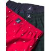 imageNautica Mens Cotton Woven 3 Pack BoxerPeacoatBuffalo Checktidal GreenHoliday Sail Printred