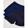 imageNautica Mens Cotton Woven 3 Pack BoxerPeacoatSurf the WebSails