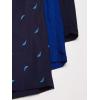 imageNautica Mens Cotton Woven 3 Pack BoxerPeacoatSurf the WebSails