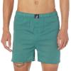 imageNautica Mens Cotton Woven 3 Pack BoxerPeacoatTidal GreenSailsnautica Red Holiday