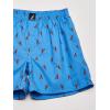 imageNautica Mens Cotton Woven 3 Pack BoxerSea CobaltNautica RedLobster Aero Blue