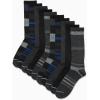 imageNautica Mens Crew Socks  10 Pack Breathable Moisture Wicking Cushioned Athletic Work and Dress Socks for Men Sizes 6125Blackblue
