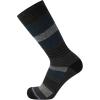imageNautica Mens Crew Socks  10 Pack Breathable Moisture Wicking Cushioned Athletic Work and Dress Socks for Men Sizes 6125Greyblack Stripes