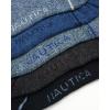 imageNautica Mens Crew Socks  5 Pack Breathable Moisture Wicking Cushioned Athletic Work and Dress Socks for Men Sizes 6125Blue Assorted