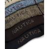 imageNautica Mens Crew Socks  5 Pack Breathable Moisture Wicking Cushioned Athletic Work and Dress Socks for Men Sizes 6125BrownKhaki