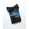 imageNautica Mens Crew Socks  5 Pack Breathable Moisture Wicking Cushioned Athletic Work and Dress Socks for Men Sizes 6125GreyBlack Stripes