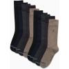 imageNautica Mens Dress Socks  10 Pack Breathable Stretch Crew Socks for Men for Work Business and Formal Wear Sizes 6125Assorted Rib