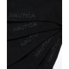 imageNautica Mens Dress Socks  10 Pack Breathable Stretch Crew Socks for Men for Work Business and Formal Wear Sizes 6125Black Dot